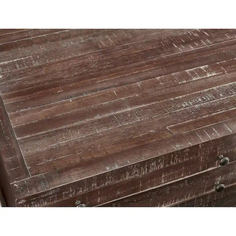 Table basse à roulettes en bois massif