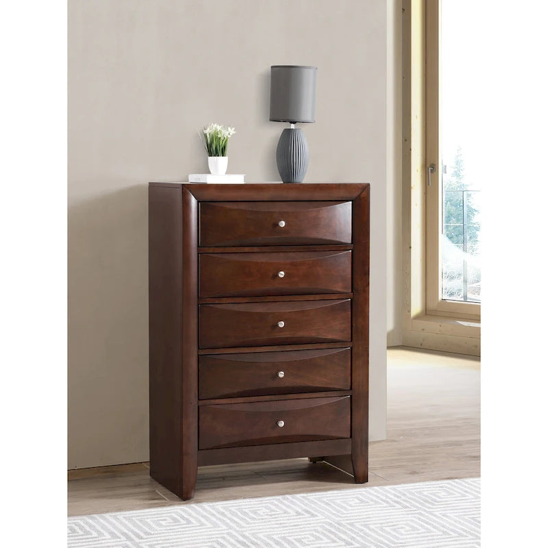Commode de chambre à 5 tiroirs