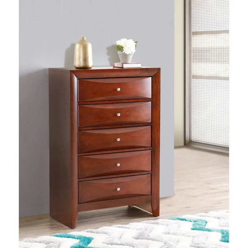 Commode de chambre à 5 tiroirs