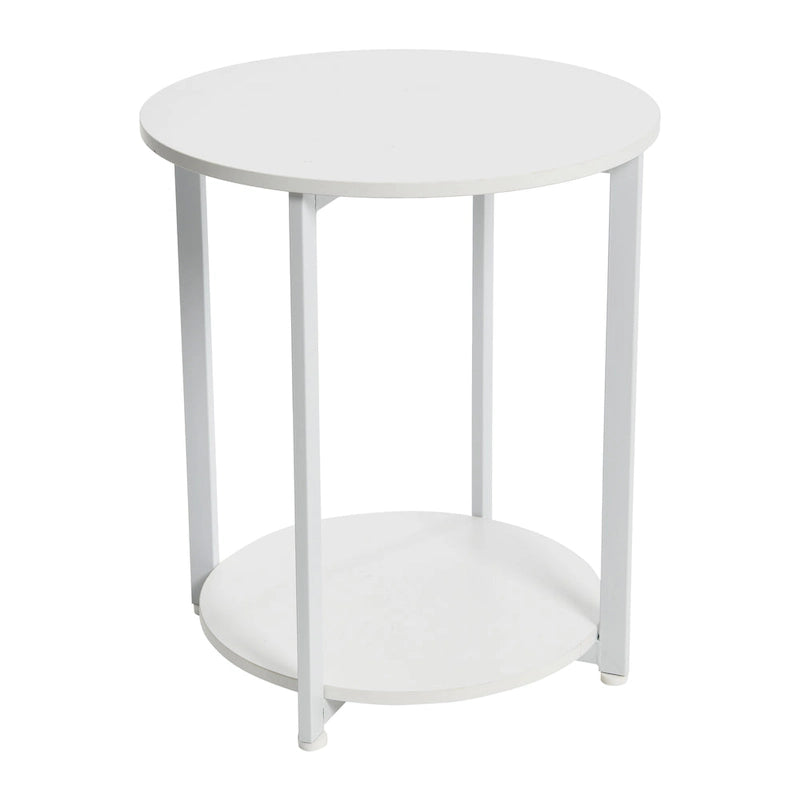 Table d'appoint avec étagère de rangement