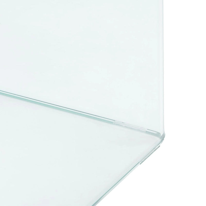 Table basse ronde en verre trempé - 35x35x16