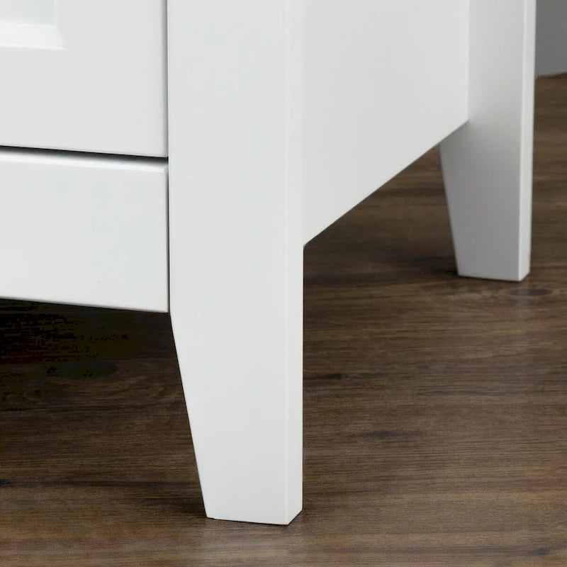Buffet-console à tiroirs en bois massif laqué