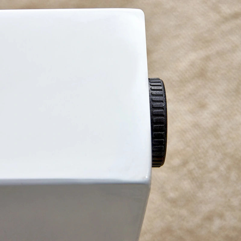 Table basse moderne minimaliste en verre trempé