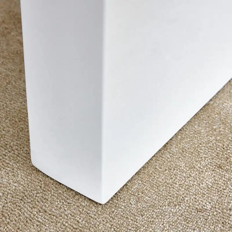 Table basse moderne minimaliste en verre trempé