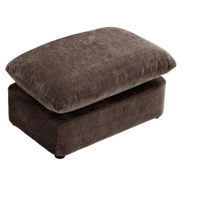 GDFStudio Sidney Modern 46 Chenille Upholstered Swivel Accent Chair with Ottoman and 3 Drawers
