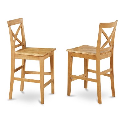 Antique Height Table Set - Gathering Table & Chairs - Solid Wood Dining Set