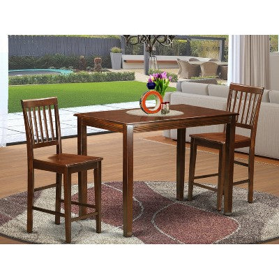 Counter Height Dining Set - 5 Piece Table & Chair Set - Modern Kitchen Furniture