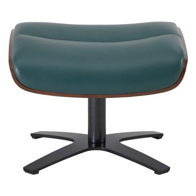 Spruce&Spring Swivel Recliner Chair Set Accent Chair with Ottoman and Adjustable Headrest