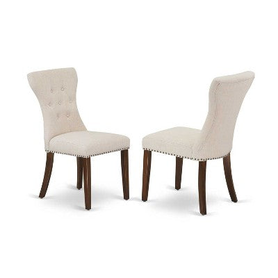 HomeStock 3-Pc Mahogany Finish Rectangular Solid Wood Top With Dropleaf Dining Table Set
