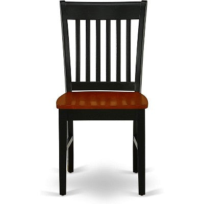 HomeStock ANNO5 Black Cherry Round Pedestal Dining Set