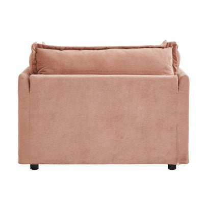 GDFStudio Becky Modern 47 Armchair Sofa with Movable Ottoman