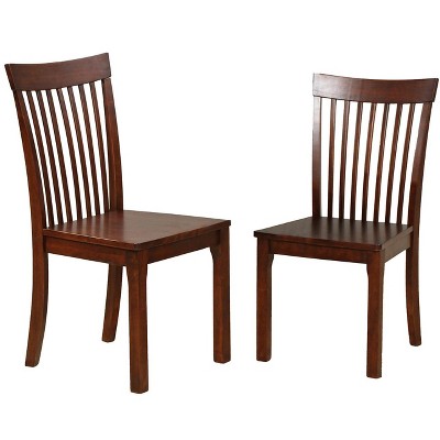 Kings Brand Furniture 3-Piece Solid Wood Dining Set Cappuccino