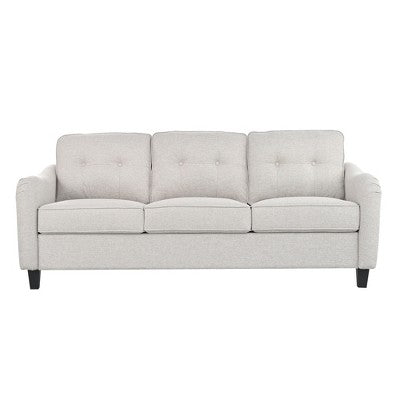 GDFStudio McLarnan Contemporary 3 Piece Fabric Tufted Sofa Set