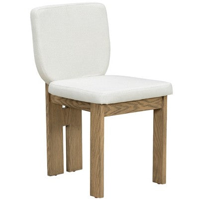 7-Piece Retro Dining Set, 1 Rectangular Table with Designed Trestle Base and 6 Upholstered Chairs - ModernLuxe