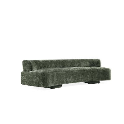 Manhattan Comfort 2pc Verandah Chenille Upholstered 112 Sofa and 90.6 Sofa Set