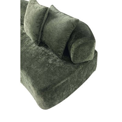 Manhattan Comfort 3pc Verandah Chenille Upholstered Sofa and Accent Chair Set