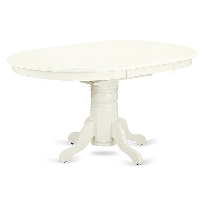 HomeStock Oval Table Linen Fabric Chairs Dinette Set