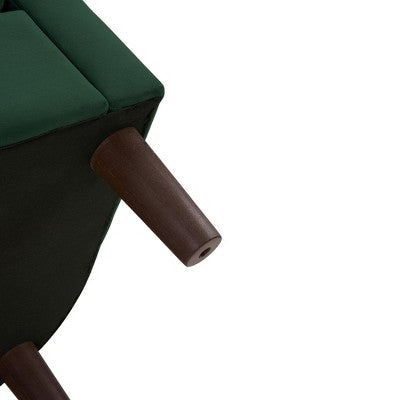 Velvet Accent Chair with Ottoman, Modern Barrel Chair Armchair for Living Room, Bedroom