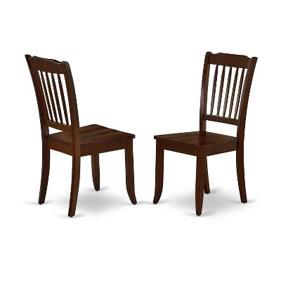 Rectangular Dining Set 7Pc - Rococo Style Table & Chairs - Elegant Dining Room Furniture