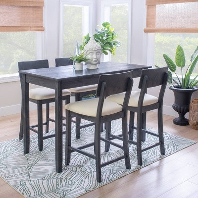 5pc Jordan Tavern Counter Height Dining Set - Linon