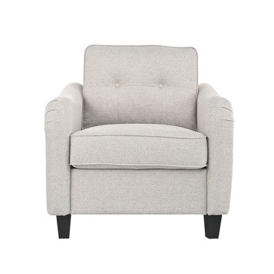 GDFStudio McLarnan Contemporary 3 Piece Fabric Tufted Sofa Set