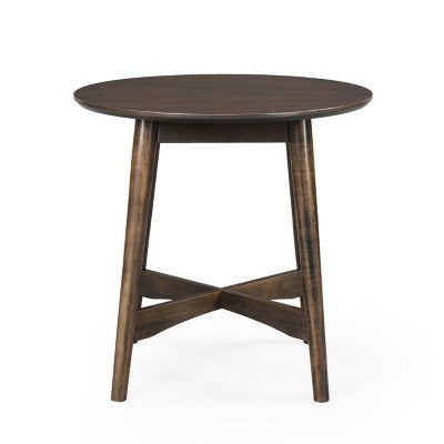 Christopher Knight Home Allen 3 Pieces Mid-Century Modern Wood and Cane Seating Set