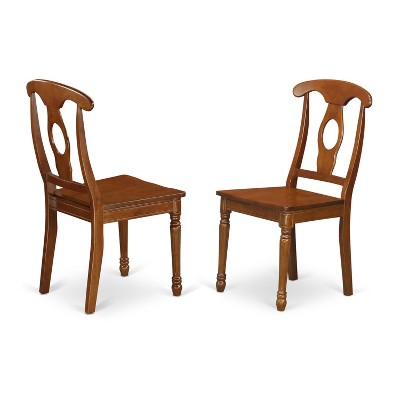 HomeStock Dining Table Set With Butterfly Leaf And Chairs Oval Style