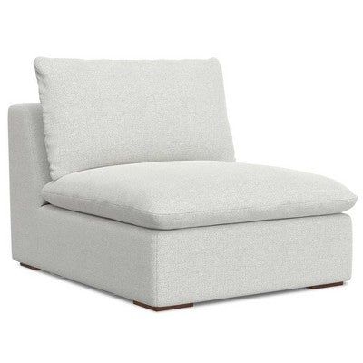 WyndenHall Marlee 3 Seater Sofa and Ottoman Cloud Gray