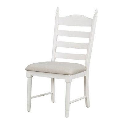 5-Piece Vintage Wood Extendable Dining Table Sets with 4 Upholstered Dining Chairs - ModernLuxe