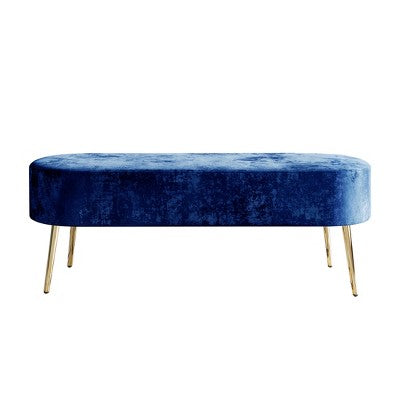 ChaletPosh Velvet Sofa with Bench And Coffee Table