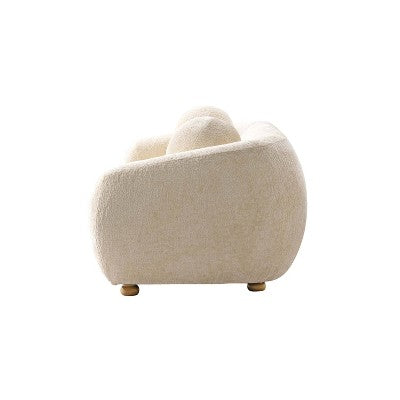 Manhattan Comfort 3pc Tribeca Chenille Upholstered 85.8 Sofa and 2 Accent Chairs