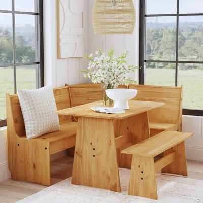 Whatley Corner Nook Dining Set - Linon