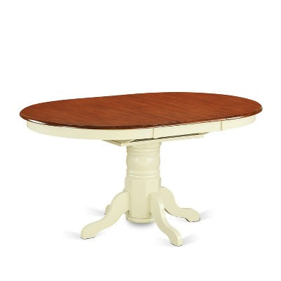 HomeStock Belmont 5-Piece Dining Table Set, White