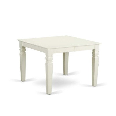HomeStock 5-Piece Rectangle Buttermilk & Cherry Finish Solid Wood Top Dining table with 4 Chairs with Butterfly Leaf