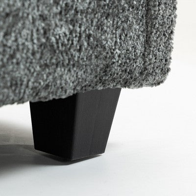 GDFStudio Dorine Modern Boucle Upholstered Oversized Sofa with Ottoman