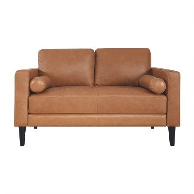 Home Imports Emporium Upholstered Chair, Loveseat and Sofa Set Combos for Living Room in Tan, Leather