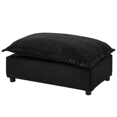GDFStudio Becky Modern 47 Armchair Sofa with Movable Ottoman