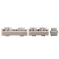 Manhattan Comfort 3pc Verandah Chenille Upholstered Sofa and Accent Chair Set