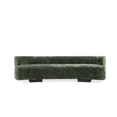 Manhattan Comfort 2pc Verandah Chenille Upholstered 112 Sofa and 90.6 Sofa Set