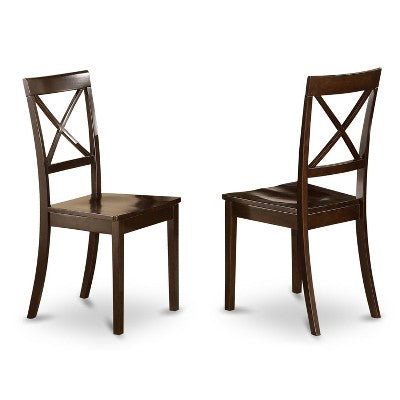 Parfait Dining Room Set Dark Cappuccino Square Gathering Table With Chairs Modern