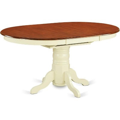 7 Piece Dining Set - Oval Table with Leaf & 6 Chairs - Kitchen Dinette Set
