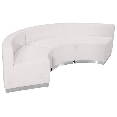 Emma and Oliver Leather Reception Configuration, 3 Pieces