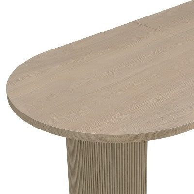 Christopher Knight Home Ilumia Rustic 7 Piece Rattan Rubberwood Upholstered Dining Chairs with Double Pedestal Oval Table