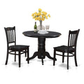 Kitchen Table Set 5 Piece - Round Dining Table with Chairs - Modern Bistro Style Furniture