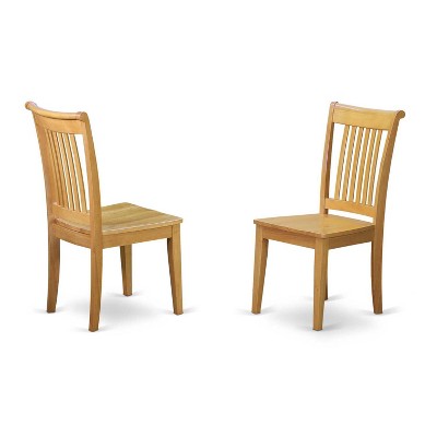 Dinette Set 3 Piece Table & Chair Set - Kitchen Table with Chairs - Small Dining Set - Elegant Oak Finish