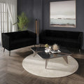 ChaletPosh Velvet Set Of 2 Sofa Set