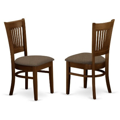 HomeStock Dropleaf Round Dining Table Set With 2 Chairs Oak Finish