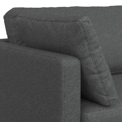 WyndenHall Lana 90 Mid Century Sofa with Ottoman Set