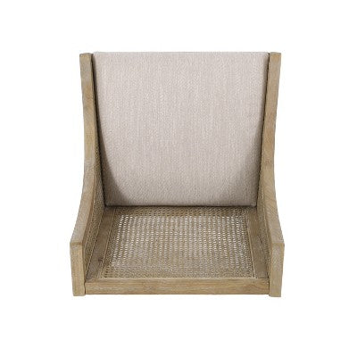 Christopher Knight Home Mason 7 Pieces Cane Rattan and Rubberwood Dining Set