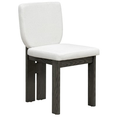 7-Piece Retro Dining Set, 1 Rectangular Table with Designed Trestle Base and 6 Upholstered Chairs - ModernLuxe